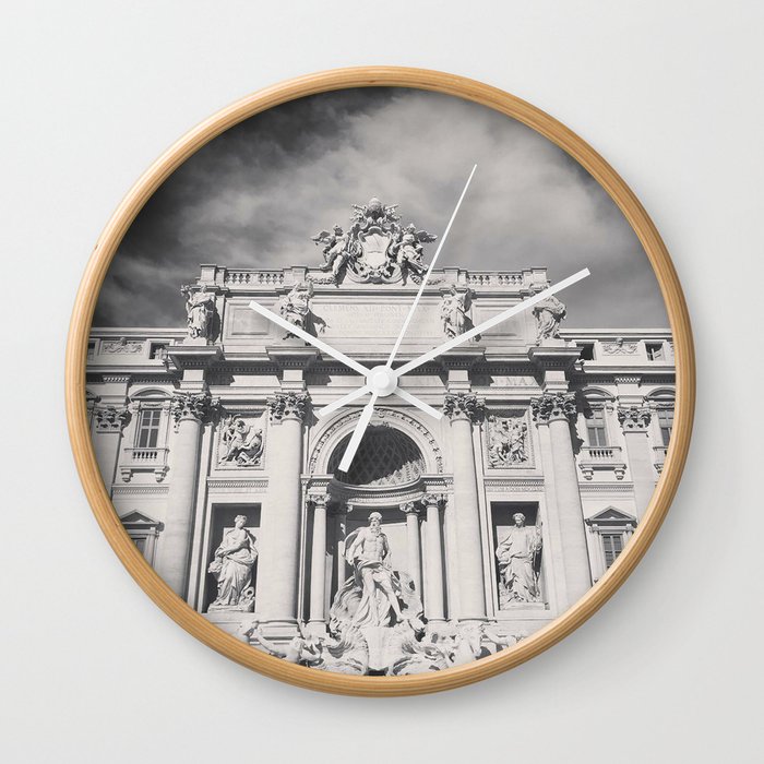 Trevi Fountain Black White Photography Of Rome Fine Art