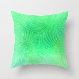 Abstract nature green Throw Pillow