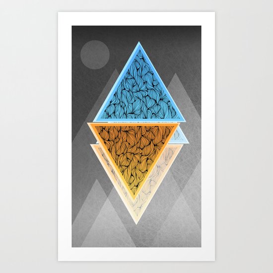 Rhombs Art Print