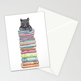 The Throne of the Cat Stationery Card