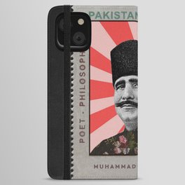 Muhammad Allama Iqbal iPhone Wallet Case