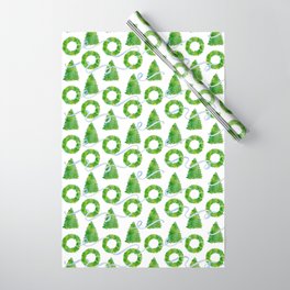 Holiday Greenery Wrapping Paper