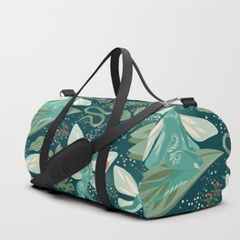 Enchanted Emerald Fairy Forest Duffle Bag