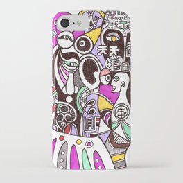 Tao of immortality (chinese cubism illustration) iPhone Case