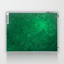 GREEN GRUNGE. Laptop Skin