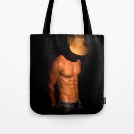 cowboy western guy Tote Bag