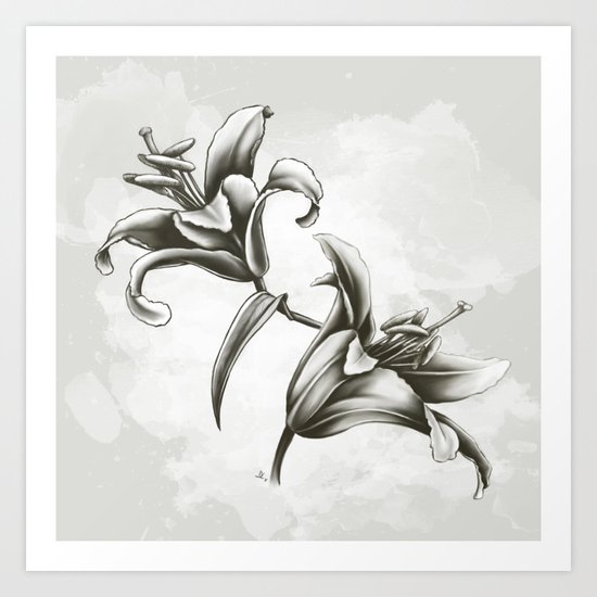 Fleur de lys Art Print