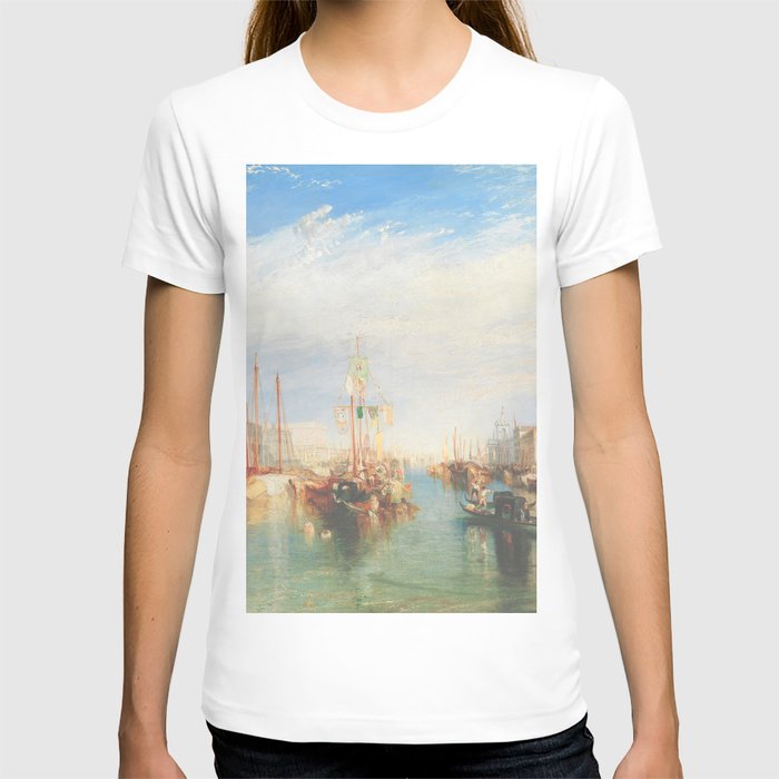 Venice from the Porch of Madonna della Salute by Joseph Mallord William Turner ca. 1835, British T Shirt