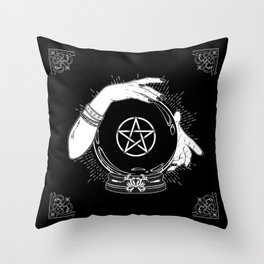 Mystic Fortune Teller Throw Pillow