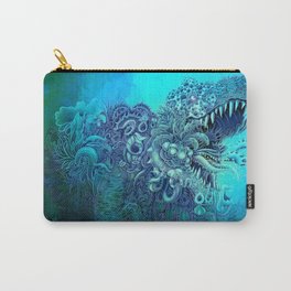 Carnivorous_Rex_Green Carry-All Pouch