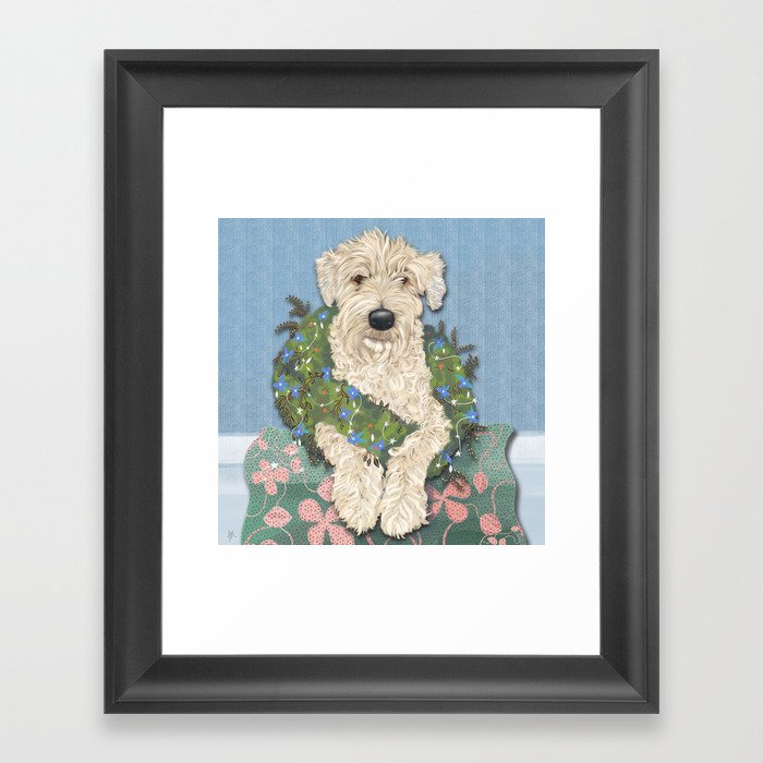 Wheaten Terrier Framed Art Print