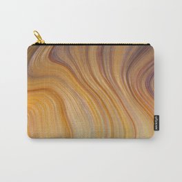 Retro Liquid Marbling Paint Carry-All Pouch