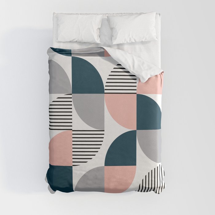 Colorful geometry 13 Duvet Cover