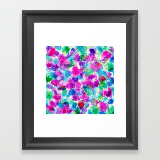 Amaris Magenta Framed Art Print