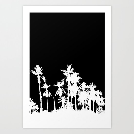 Date Palm Trees 2 Art Print