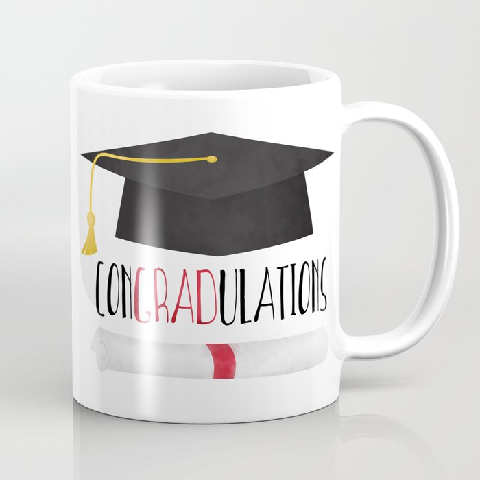 congradulations coffee mug by avenger society6
