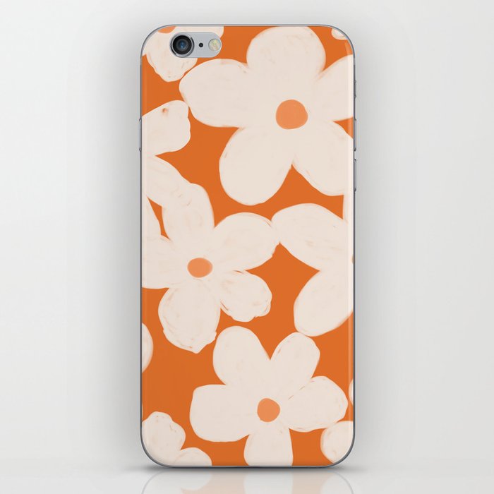 Groovy Eclectic Flowers  iPhone Skin