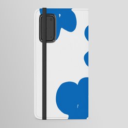 blue flowers Android Wallet Case
