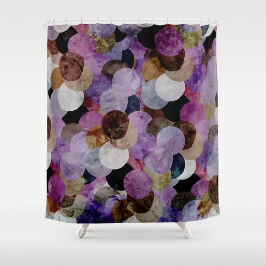 Circles III Shower Curtain
