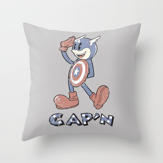 The Cap'n Throw Pillow
