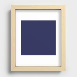 Starscape Blue Recessed Framed Print