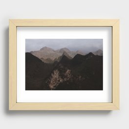 Mountains of Vietnam Recessed Framed Print