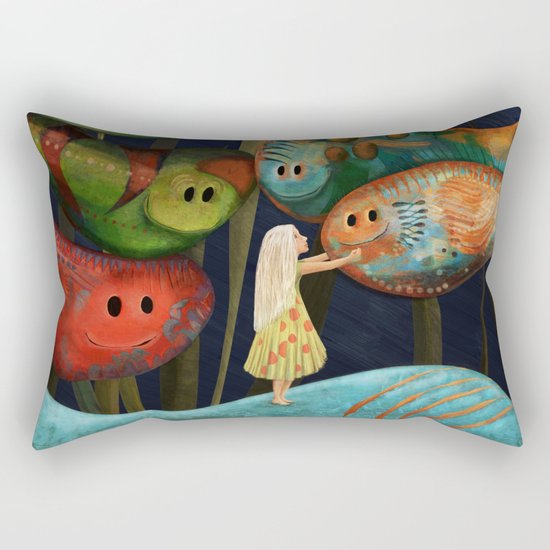 My Fascinating Friends Rectangular Pillow