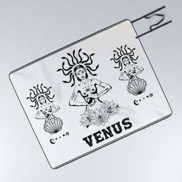 Venus third eye Picnic Blanket