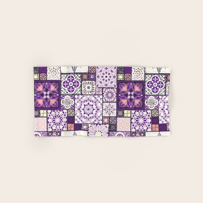 Moroccan Tile Pattern Iii Hand Bath Towel By Piplulu Society6