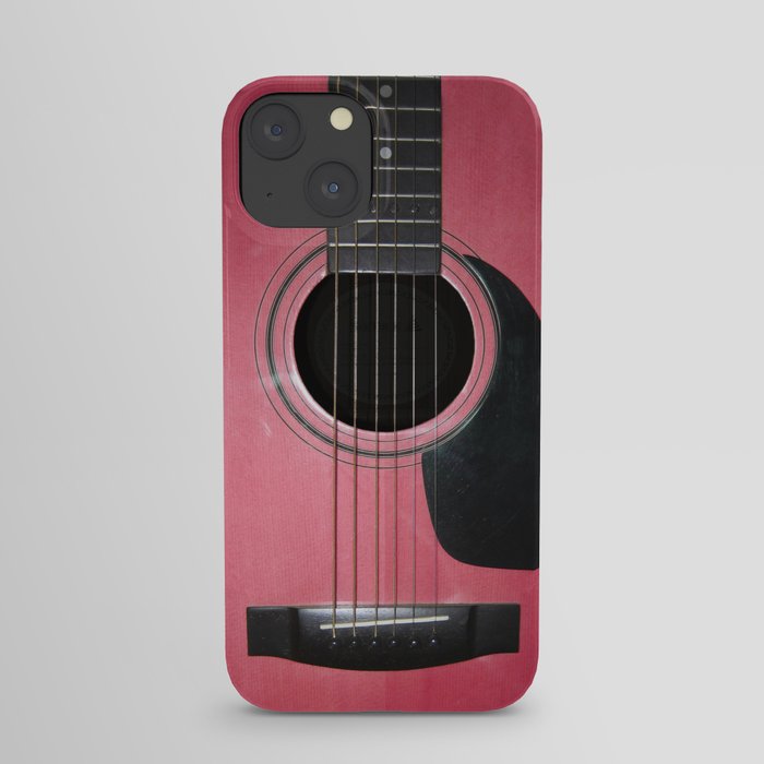 Pink Guitar iPhone Case