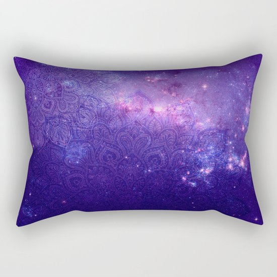 purple mandalas Rectangular Pillow