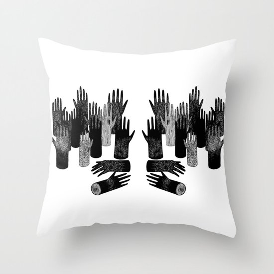 The Forest of Hands Throw Pillow