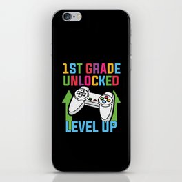 1st Grade Unlocked Level Up iPhone Skin