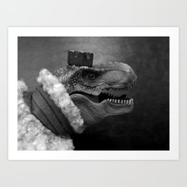 The Old King of the Cretaceous Art Print
