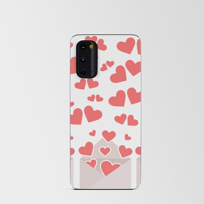 Sending All My Love To You Valentines Day Anniversary Gift- White  Android Card Case