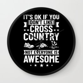 Cross Country Running Coach Training XC Run Race Wall Clock