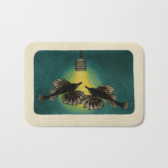 Sea Moths Bath Mat