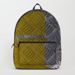 Industrial Arrow Tread Plate - Down Backpack