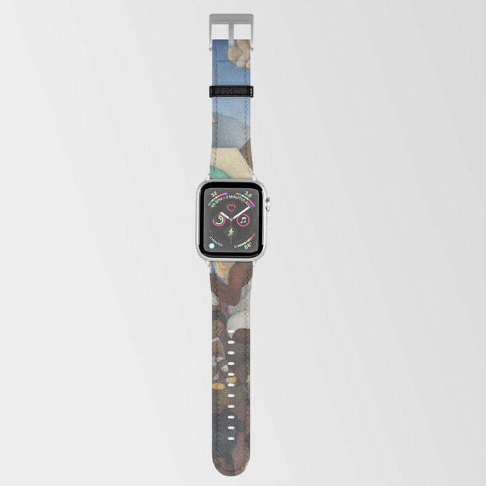 Diego Rivera Murals of the National Palace II Apple Watch Band