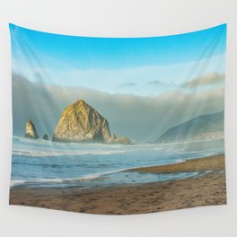 Cannon Beach Oregon, Haystack Rock Wall Tapestry