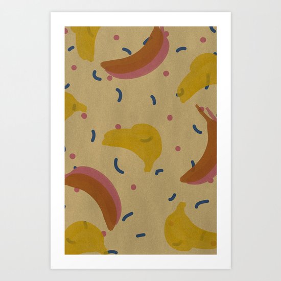 Banana Art Print