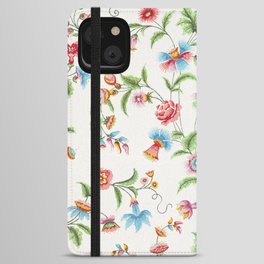 Vintage Floral 7 iPhone Wallet Case