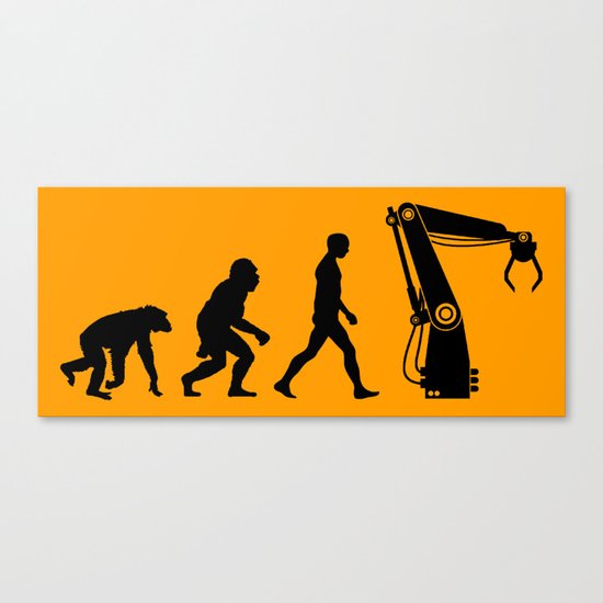 Replaced | Human Evolution Canvas Print