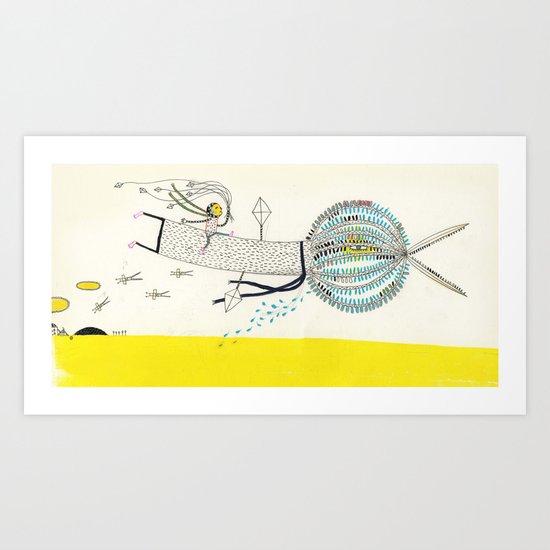 Tree Bird Art Print