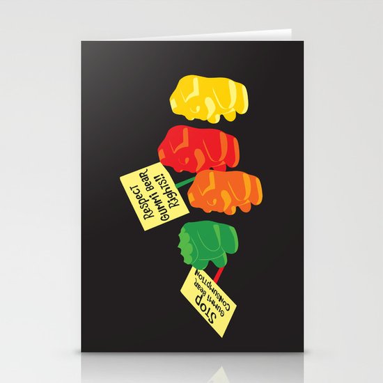 Stop Gummibear Cruelty! Stationery Cards