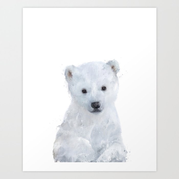 Discover the motif LITTLE POLAR BEAR by Amy Hamilton as a print at TOPPOSTER