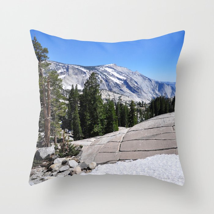 Olmsted Point, Tioga Pass, Yosemite National Park  Throw Pillow