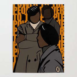 Power to the People Black Panther Black Pride Poster