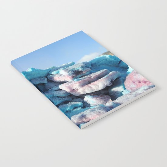 Having Fun in the Winter - Colored Snow #1 #art #society6 Notebook