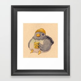 'Fuck' Pigeon 07 Framed Art Print
